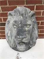 Cast Concrete lion head