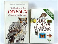 Livres Faune et Flore + Oiseaux d'Amérique du Nord