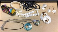 Collection of natural jewelry