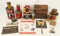 Collection of Old Advertising Tins, Calumet Powder