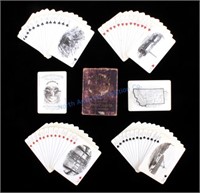 Montana and Yellowstone Souvenir Playing Cards