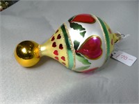 Rare Vintage Blown Christopher Radko Ornament