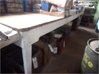 Wood Shop Table - 10ft. L x 23"Wx29"H -