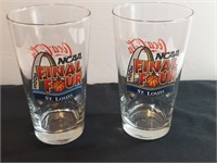 2pc Coca-cola Glasses Saint Louis Final Four 2005