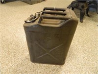 U.S. Military Jerry Gas Can; 6 1/2" x 13" x