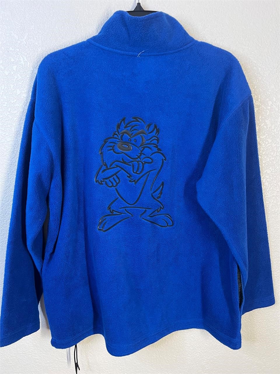 Vintage Taz Warner Bros Fleece Jacket