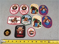 Smokey the Bear Badges
