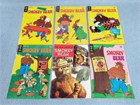 6- Vintage Smokey the Bear Comic Books