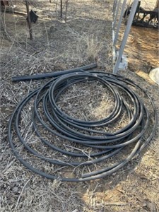 3 stands of poly pipe