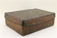 Spanish Colonial Leather Document Box