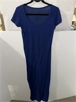 LONG BLUE T-SHIRT DRESS NO SIZE
