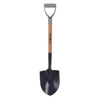 Project Source 19.75-in Wood D-handle Digging Shov