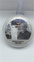 Benjamin Harrison Commemorative Presidential Coin