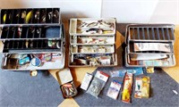 3 - TACKLE BOXES + CONTENTS