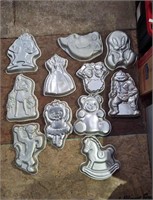Character Cake Molds 11 total