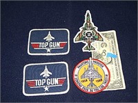 Air Force & Air Craft Patches 4ct