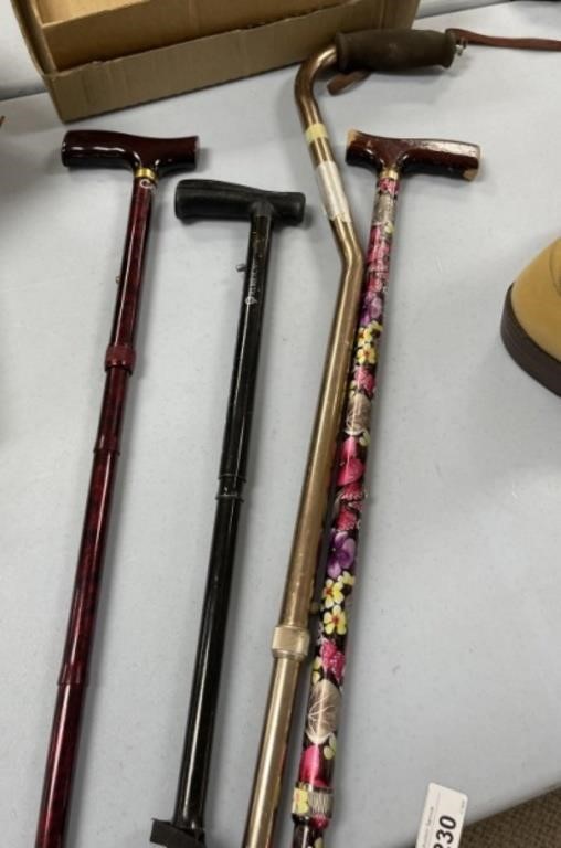 4 - Adjustable Walking Canes