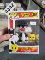 LOONIE TUNES SYLVESTER AND TWEETY FUNKO POP