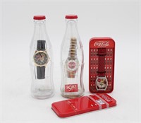 (3) Coca-Cola Wrist Watch Collectibles Unworn