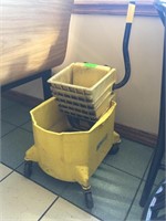 Yellow Mop Bucket