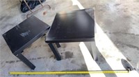 2 Black Tables 
Need repair