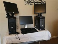 Computers, Monitors, Keyboards