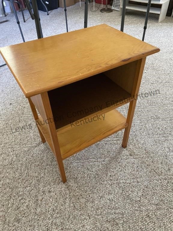 Small table with storage approximate measurements