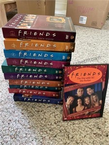 Friends season one through 10 DVD box sets