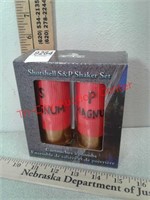 New shotgun shell salt and pepper shakers