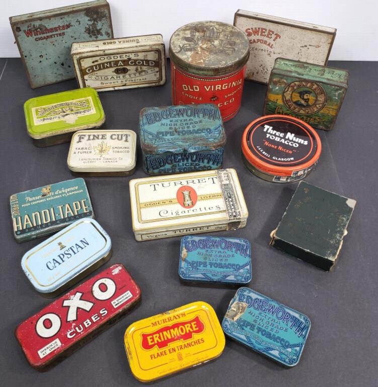 ASST VINTAGE TINS 2