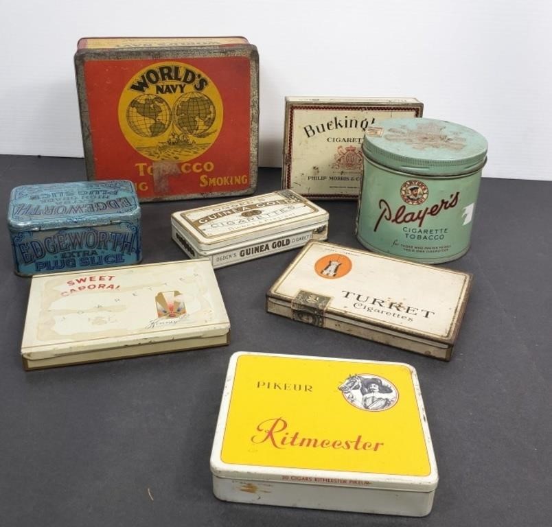 ASST VINTAGE TINS 1