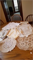 Doilies, Tablecloth, Vintage Calender Tea Towel 19