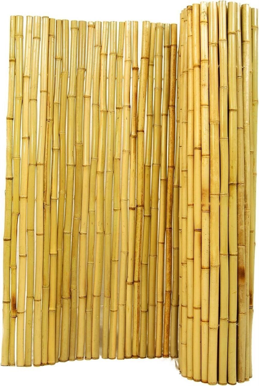 Natural Bamboo Fencing Decorative Rolled