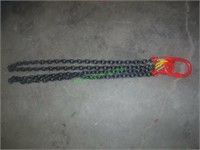 New/Unused Double Leg 7' G80 Lifting Chain Sling