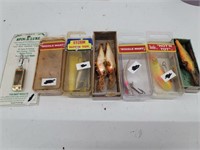 7 VTG Fishing Lures some are NOS