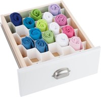 Collapsible Drawer Organizer, White Honey-Can-Do