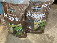 Nuggets Rubber Mulch, .8 Cubic Feet