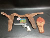 Toy Cap Gun,Holsters and Wallet