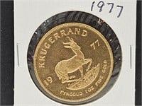 1977 1 OZ. Kruegerand Gold Coin