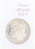 Coin 1885 Morgan Silver Dollar BU DMPL