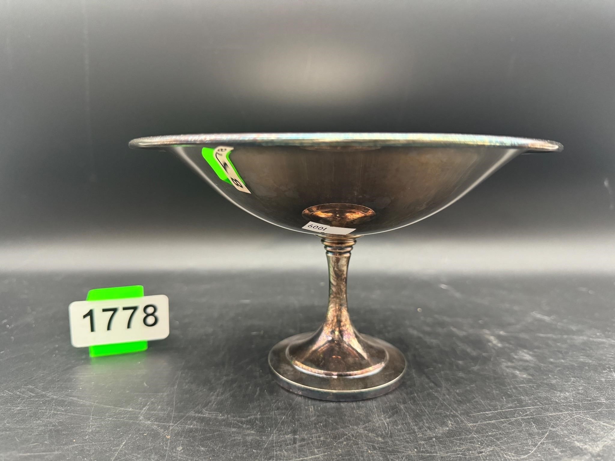 Vintage Onida Silverplated Pedistal Dish