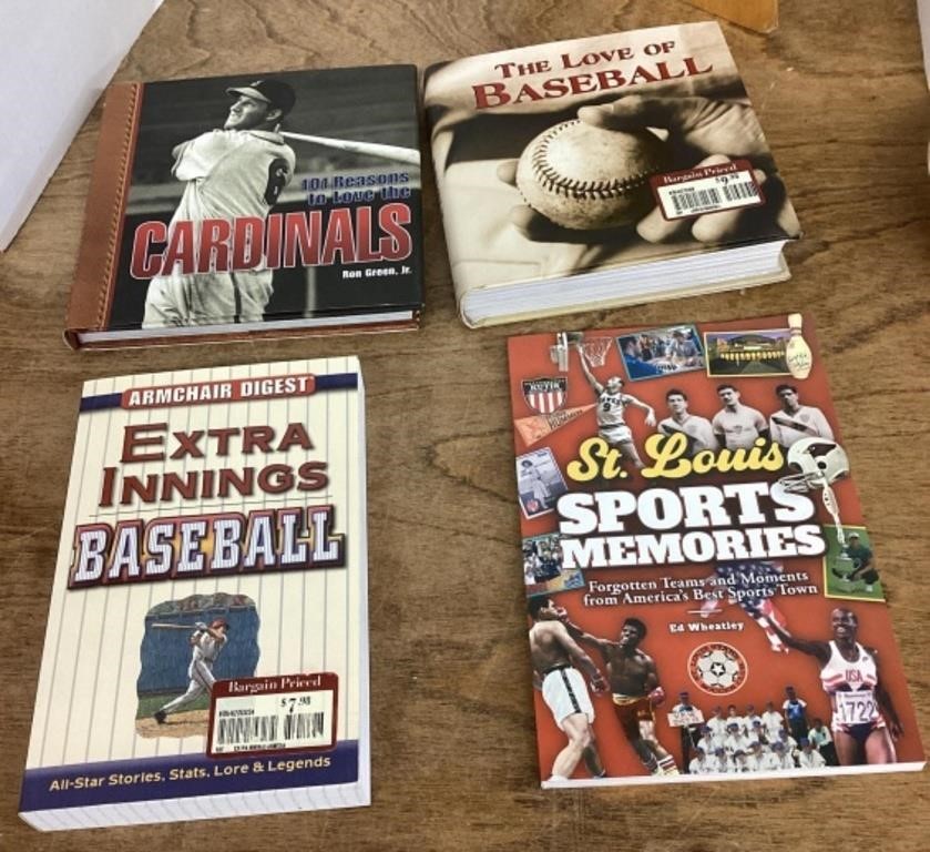 4 baseball books