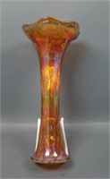Imperial Dk Marigold Beaded Bullseye Vase