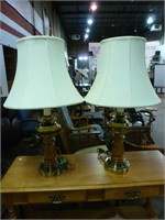 2 Table Lamps - 33" High