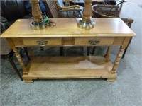 Hall Table with 2 Drawers 48" x 16" x 28"