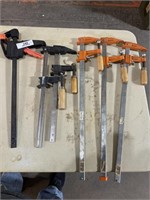 6 Wood clamps