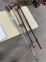 4 pipe clamps