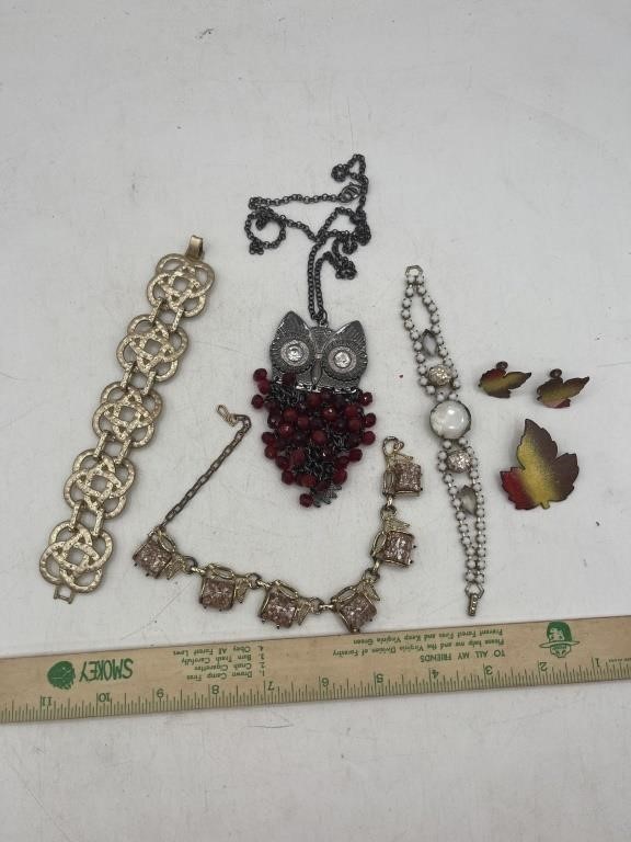 Vintage lot of costume jewelry