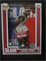 LeBron James Signed Slam Funko COA Pros