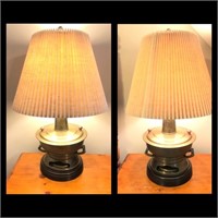 Matching Pair Bed Side Lamps